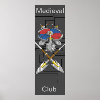 Póster poster medieval club