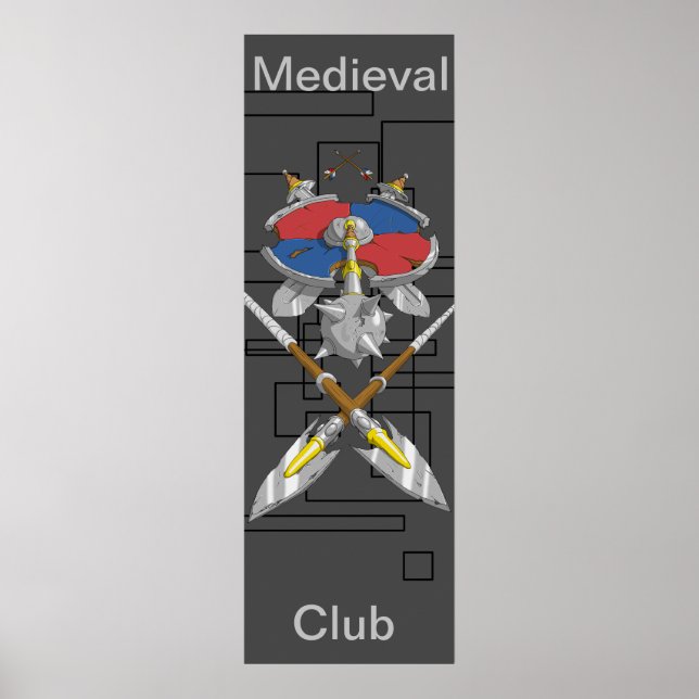 Póster poster medieval club (Frente)