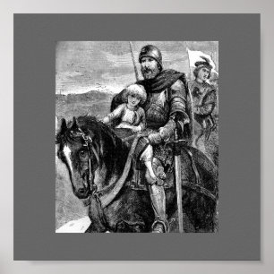 Póster Poster Medieval Knight