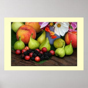 Póster Poster Medley de la fruta de verano