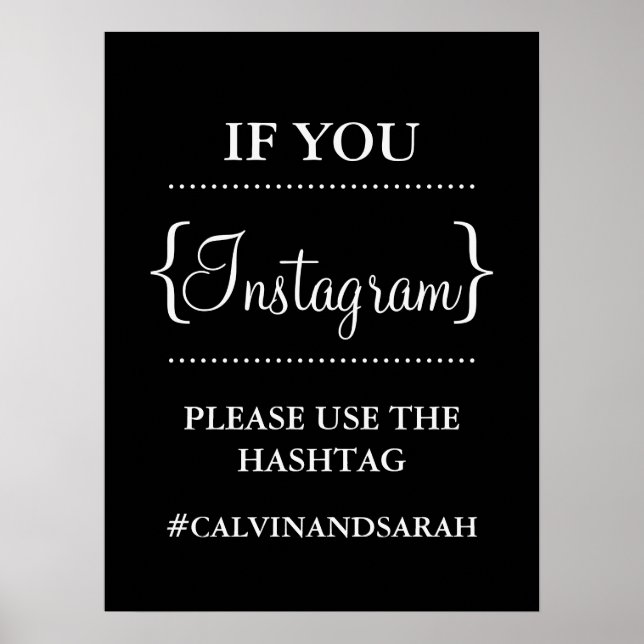 Póster Poster - Mensaje de Instagram (Frente)