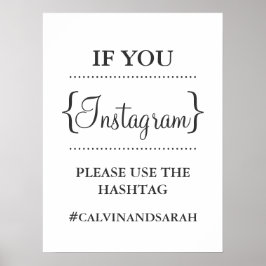 Póster Poster - Mensaje de Instagram