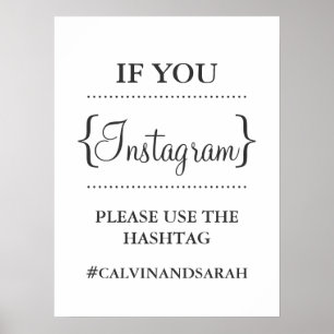 Póster Poster - Mensaje de Instagram