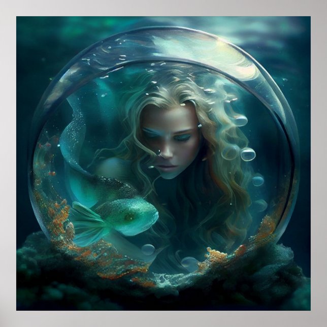 Póster Poster mermaid (Frente)