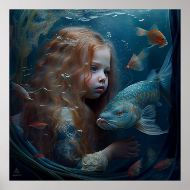 Póster Poster mermaid (Frente)