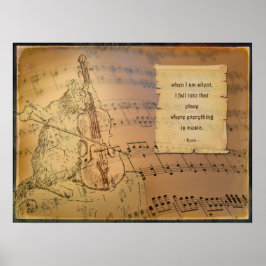 Póster Poster met gedicht Rumi