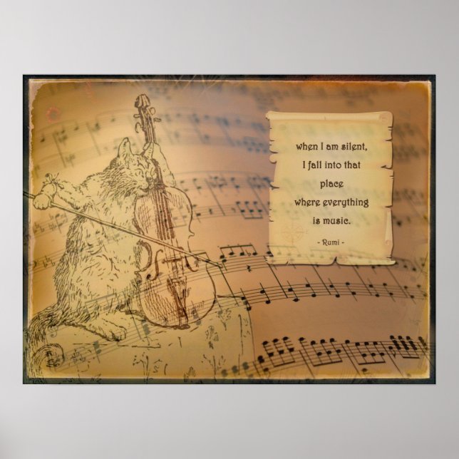 Póster Poster met gedicht Rumi (Frente)