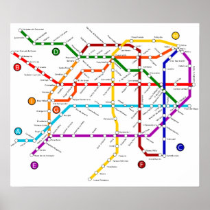 Póster Poster Metro buenos argentina