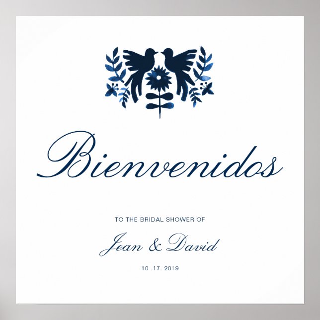 Póster Poster mexicano de bienvenida otomí - Armada (Frente)