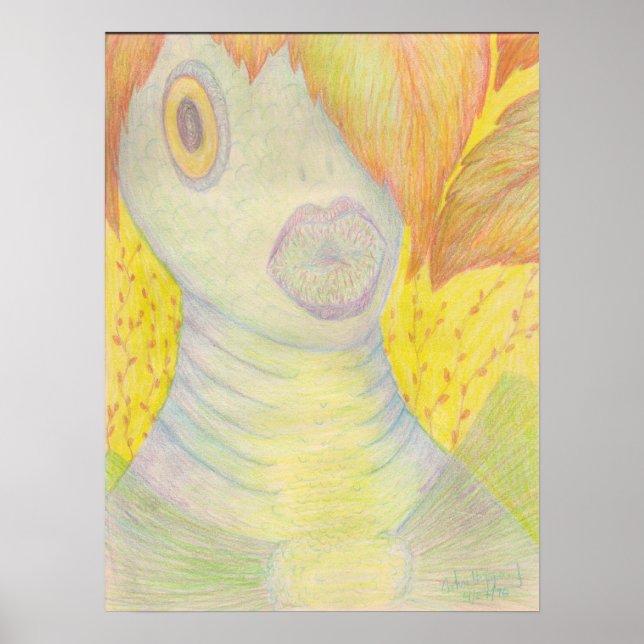 Póster poster "Mi Sirena" (Frente)