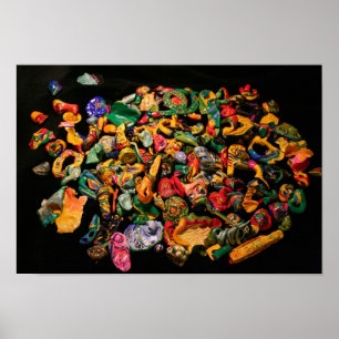 Póster Poster micro miniatura de la escultura de