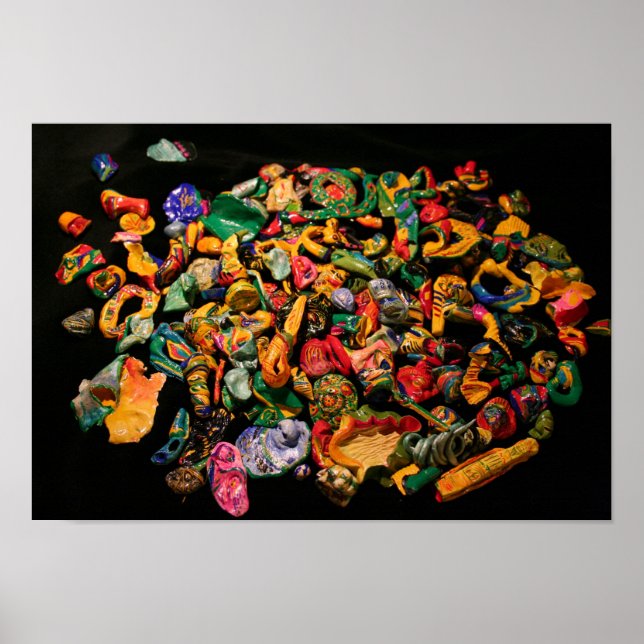 Póster Poster micro miniatura de la escultura de (Frente)