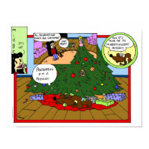 Poster Midge "Christmas Tree Comic"
