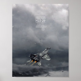 Póster Poster Mikoyan MiG-29