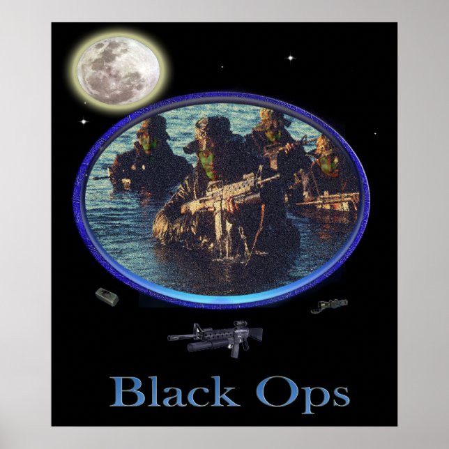 Póster Poster militar de Black ops (Frente)