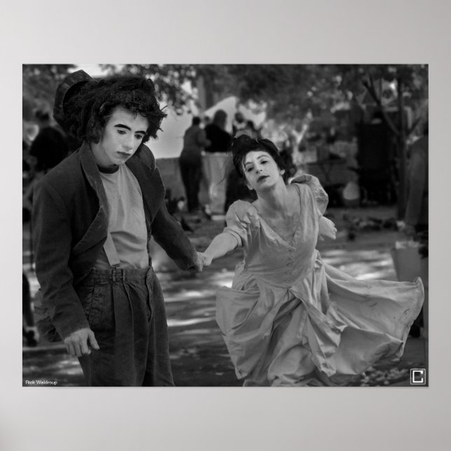 Póster poster "Mimes in the Plaza" de Rick Waldroup (Frente)