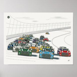 Póster Poster Mini Carreras Track 1