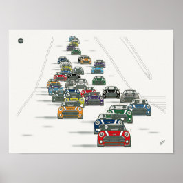 Póster Poster Mini Track Carreras 2