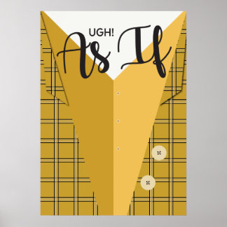 Póster Poster Minimalista despistado