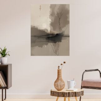 Póster Poster Minimalista japonés zen calma modernidad