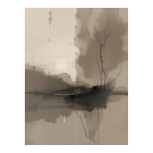Poster Minimalista japonés zen calma modernidad