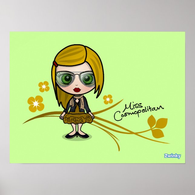 Póster poster "Miss Cosmopolitan" (Frente)