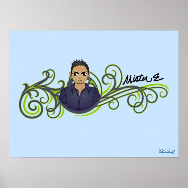 Póster poster "Mister E" (Frente)