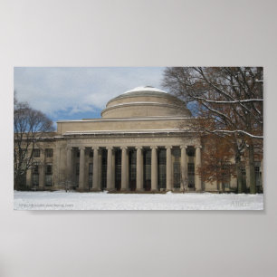 Póster Poster MIT Great Dome (Invierno)