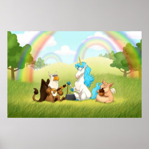 Póster Poster mitológico de la banda de jarro