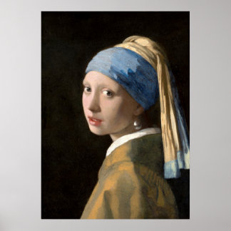 Póster Pôster Moça do Brinco de Pérola