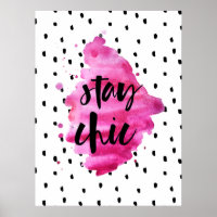 Poster Moda Hot Pink