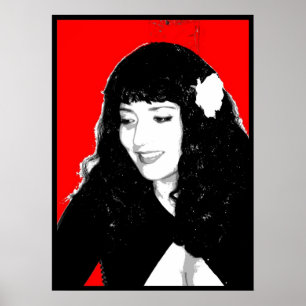 Póster Poster moderno de Bettie del día