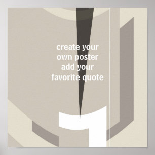 Póster poster moderno personalizado añada su propia cita