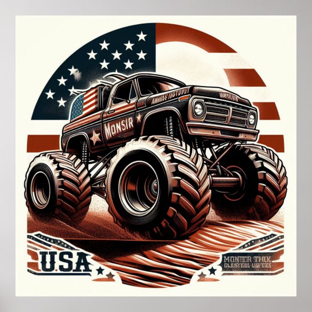 PÓSTER POSTER MONSTER TRUCK (Frente)