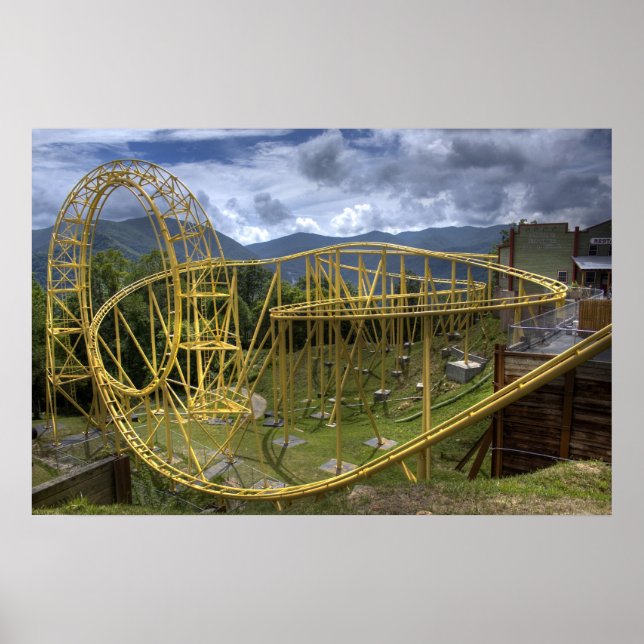 Póster poster "Montaintop Coaster" (Frente)