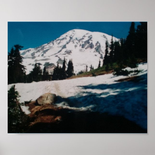 Póster Poster, montañas (Frente)