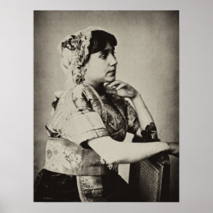 Póster Poster:  Moorish Woman, Tangier, Morocco, 1898