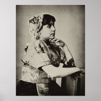 Póster Poster:  Moorish Woman, Tangier, Morocco, 1898