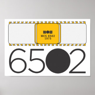 Póster Poster MOS 6502