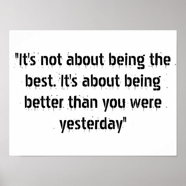 Póster Poster motivacional (Frente)