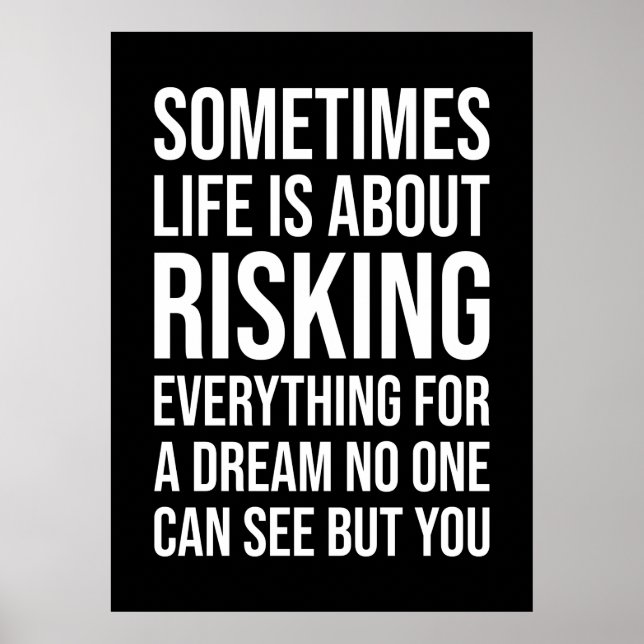 Póster Poster motivacional (Frente)