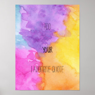 Póster Poster motivacional