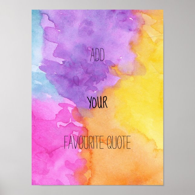 Póster Poster motivacional (Frente)