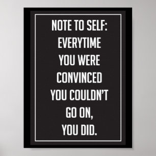 Póster Poster motivacional