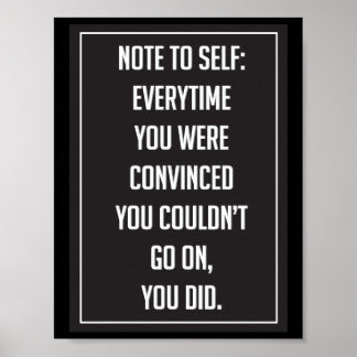 Póster Poster motivacional