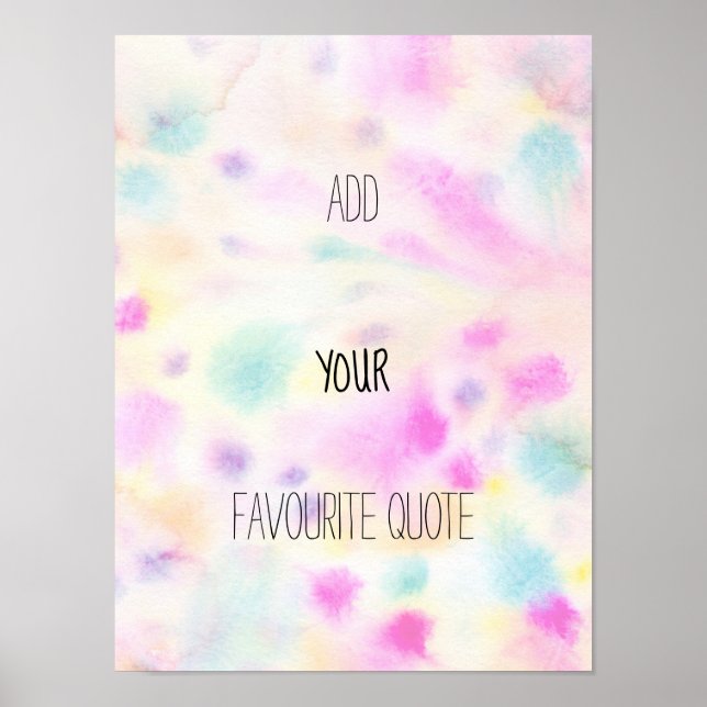 Póster Poster motivacional (Frente)