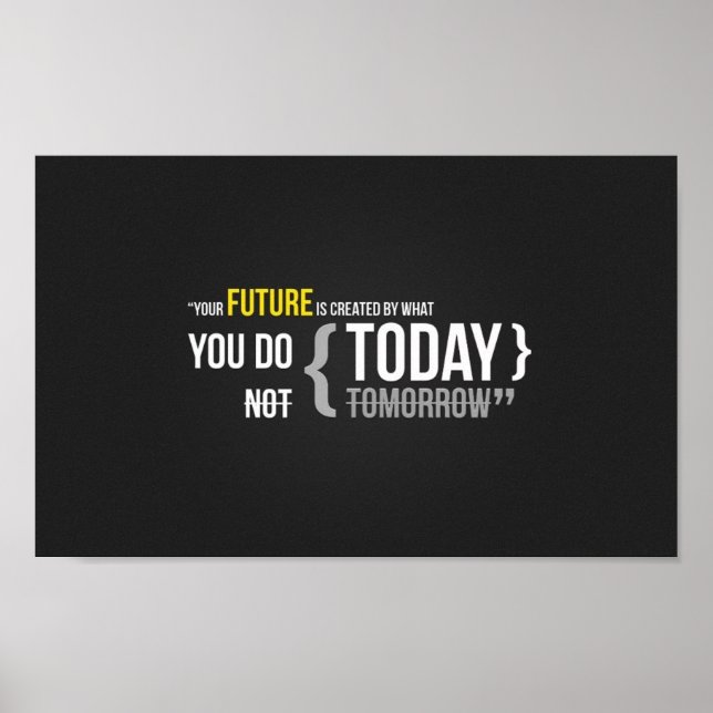 Póster Poster motivacional (Frente)