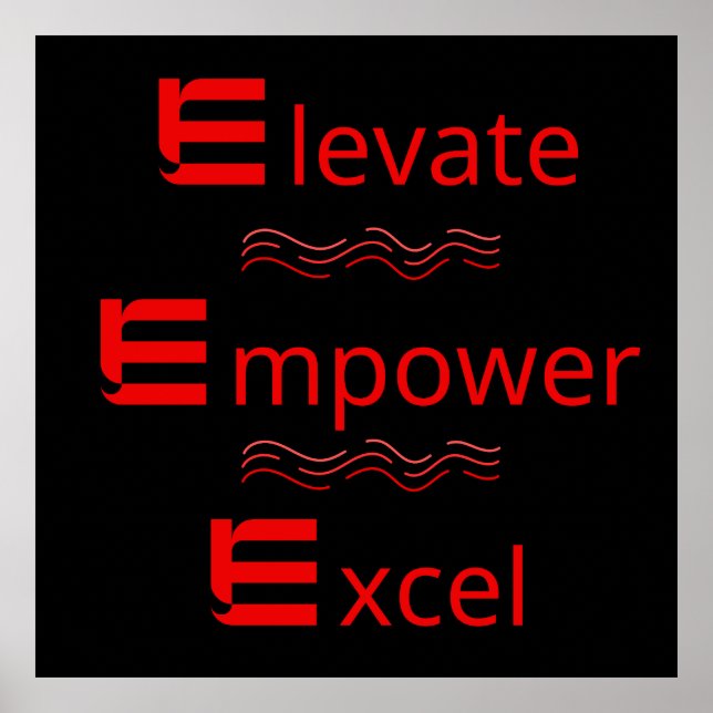 Póster Poster motivacional (Frente)