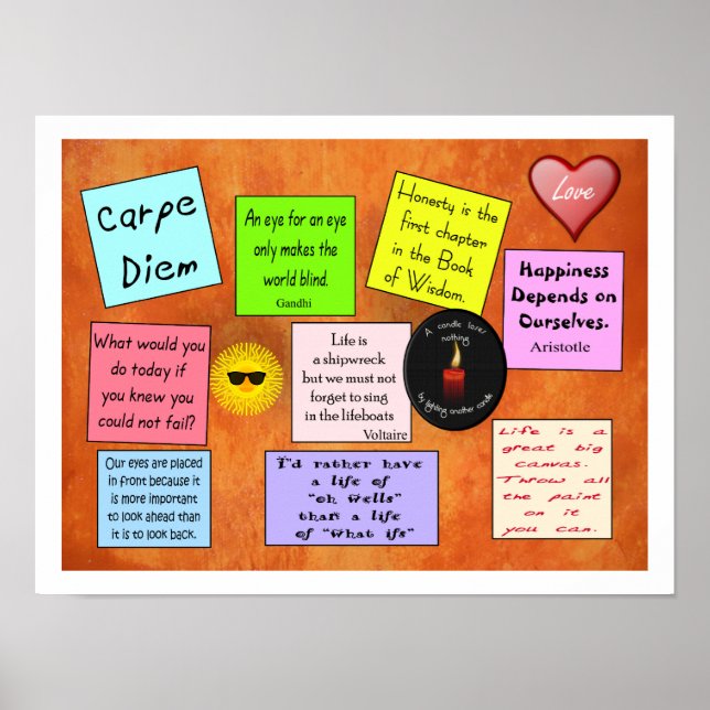 Póster Poster motivacional (Frente)