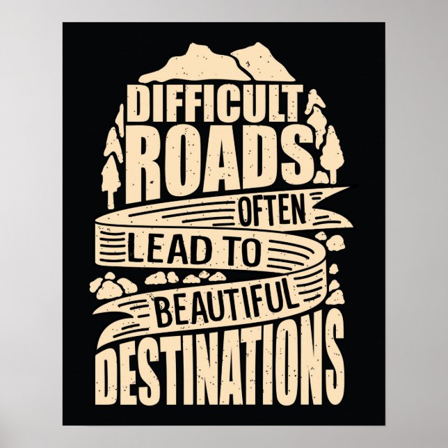 Póster Poster motivacional (Frente)